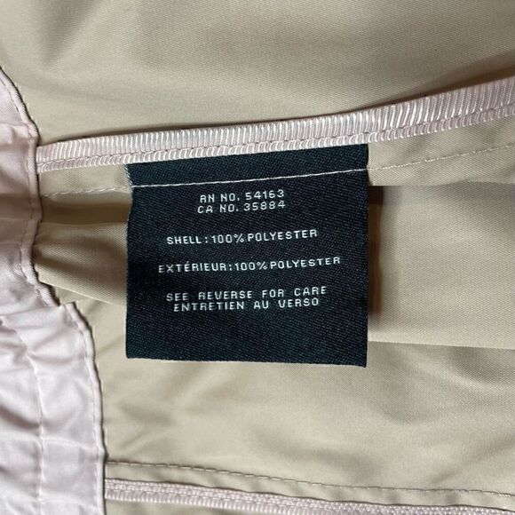Cole Haan Pink Coat Trench Jacket Rain Womens Size M Pockets Cinch Waist - Picture 5 of 16